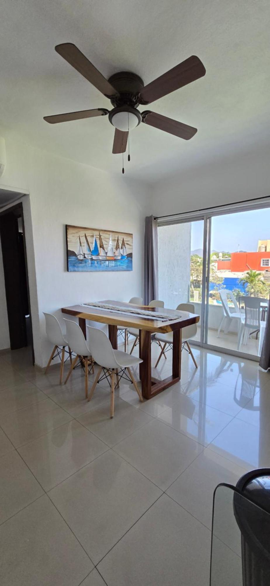 Magnifico Departamento, Cocina Equipada, 2 Recamaras 2 Banos , Hasta 6 Personas, 3 Albercas, Playa A 50 Mts Wifi, Aire Acondicionado Apartman Manzanillo Kültér fotó